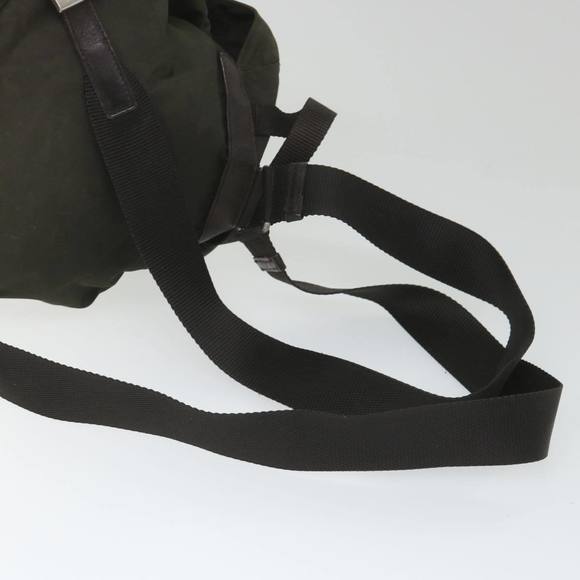 PRADA Backpack Nylon Khaki Auth 57050 - Picture 7 of 16